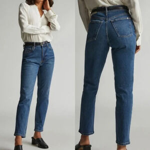 Everlane The Original Cheeky Jean Crop Denim Size 27 Regular Cavia Wash